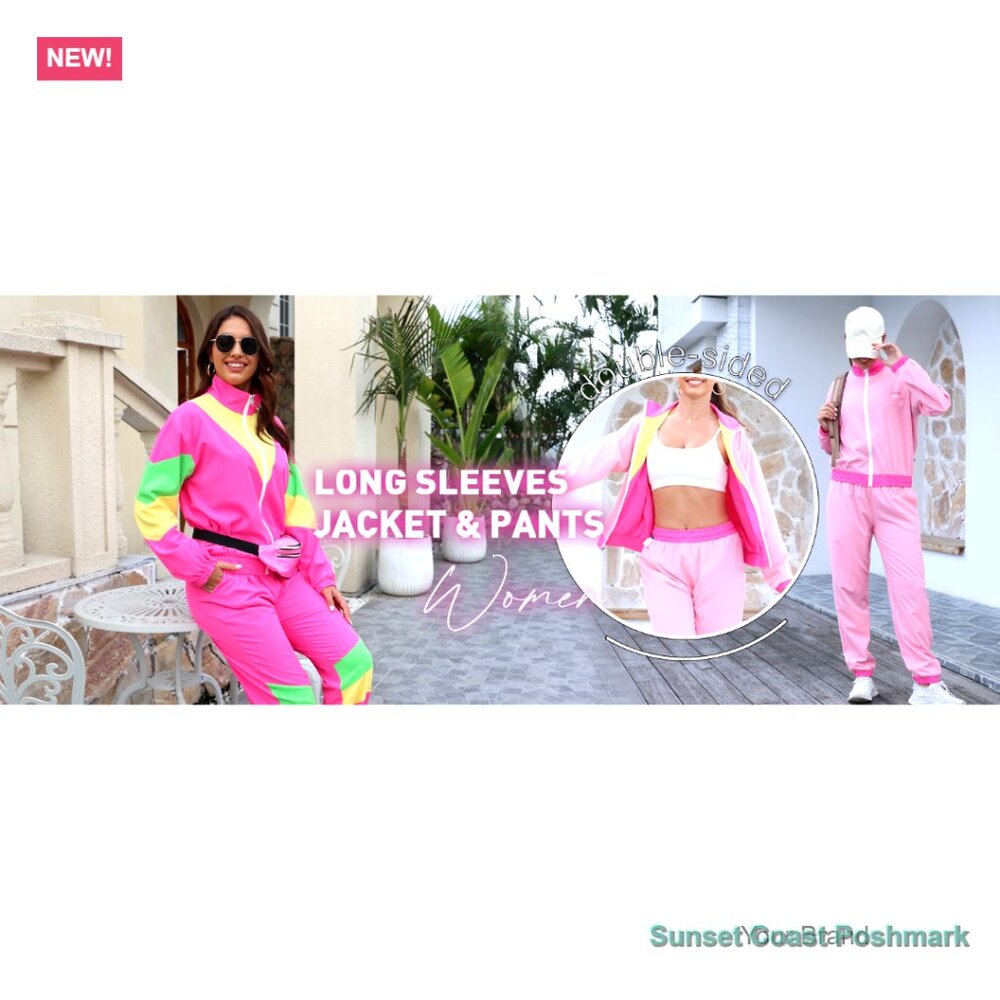 Reversible Windbreaker Jacket Polyester Elastane … - image 7